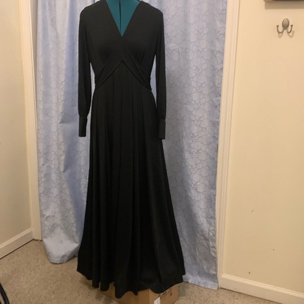 Amazing 1970’s Black Maxi Dress